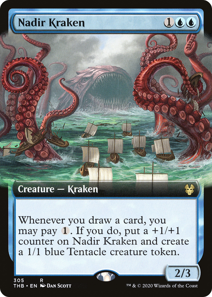Nadir Kraken (THB-305) (Extended Art) (Foil)