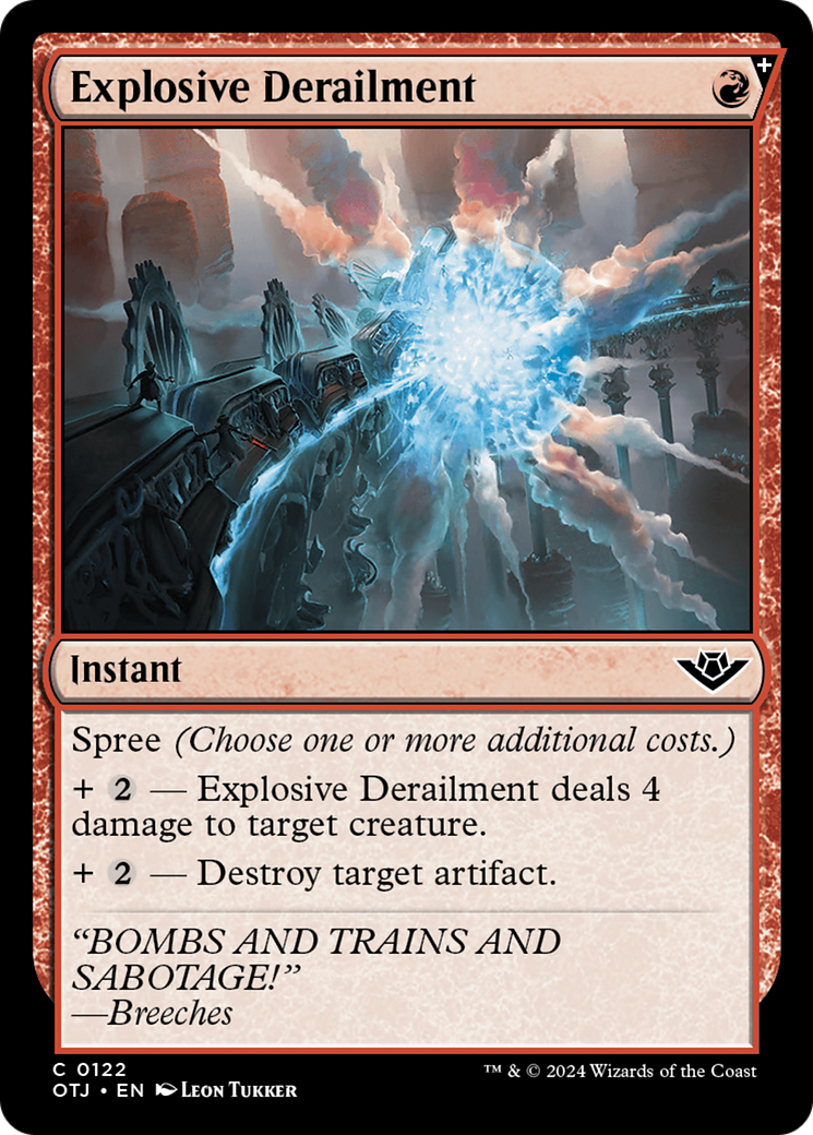 Explosive Derailment (OTJ-122) (Foil)