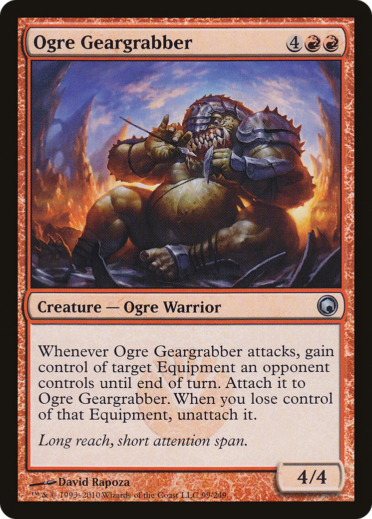 Ogre Geargrabber (SOM-099) (Foil)