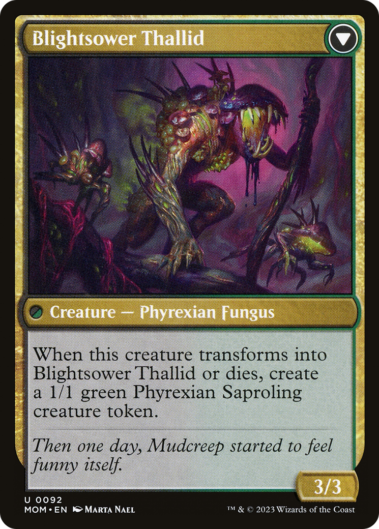 Blightreaper Thallid // Blightsower Thallid (MOM-092) (Foil)