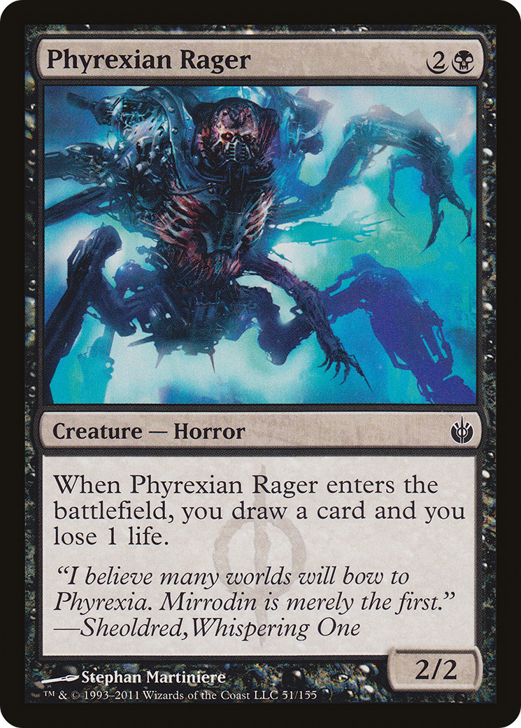 Phyrexian Rager (MBS-051) (Foil)