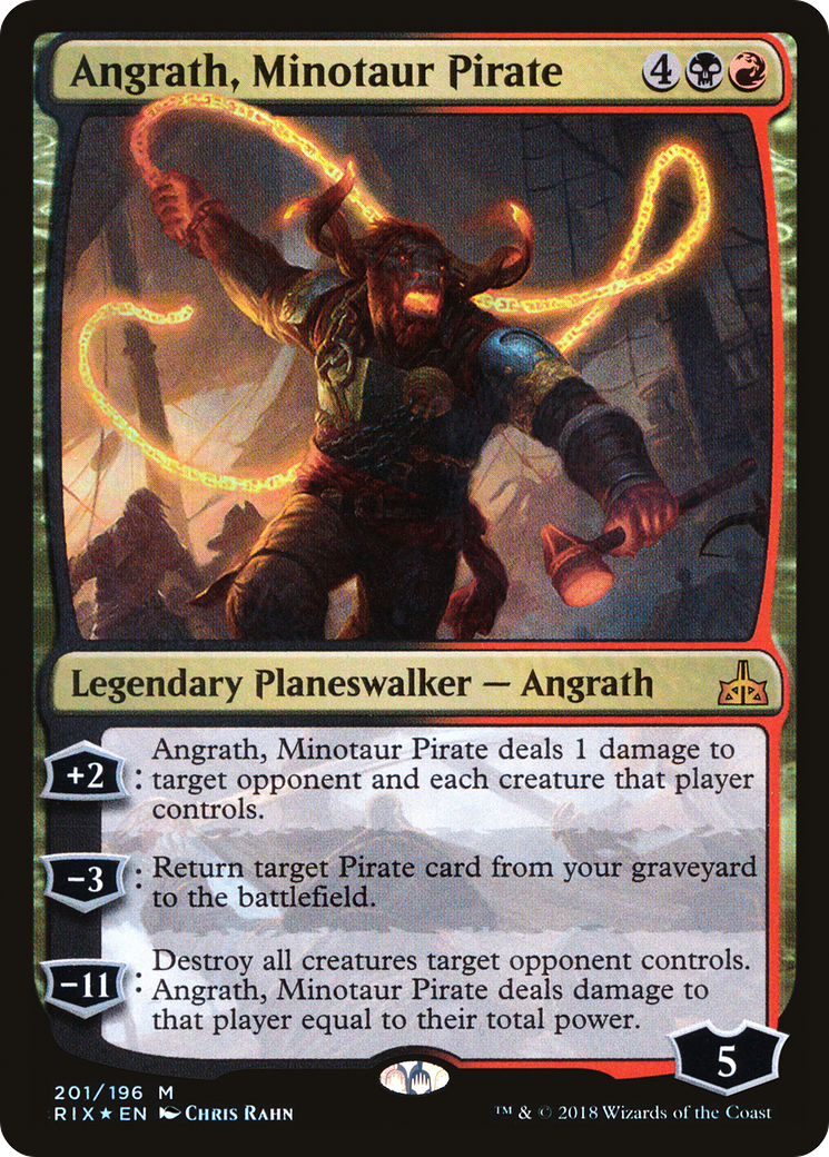 Angrath, Minotaur Pirate (RIX-201) (Foil)