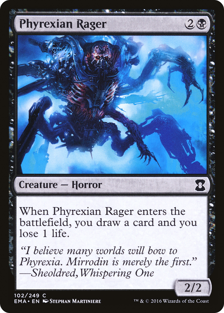 Phyrexian Rager (EMA-102) (Foil)