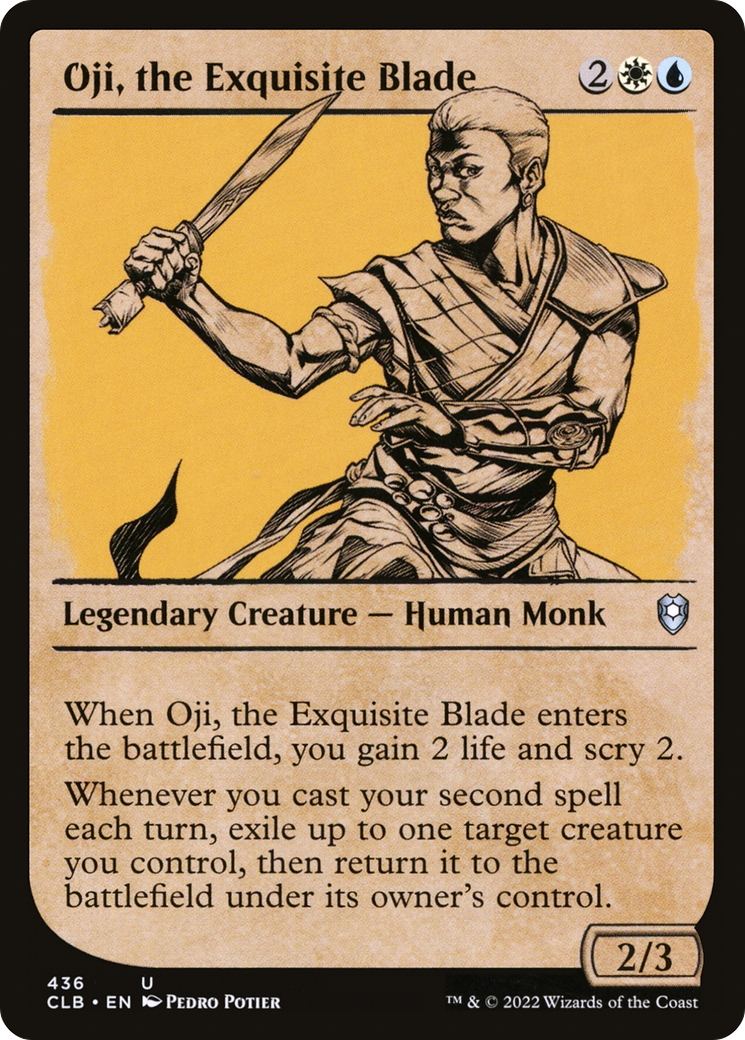 Oji, the Exquisite Blade (CLB-436) (Showcase)