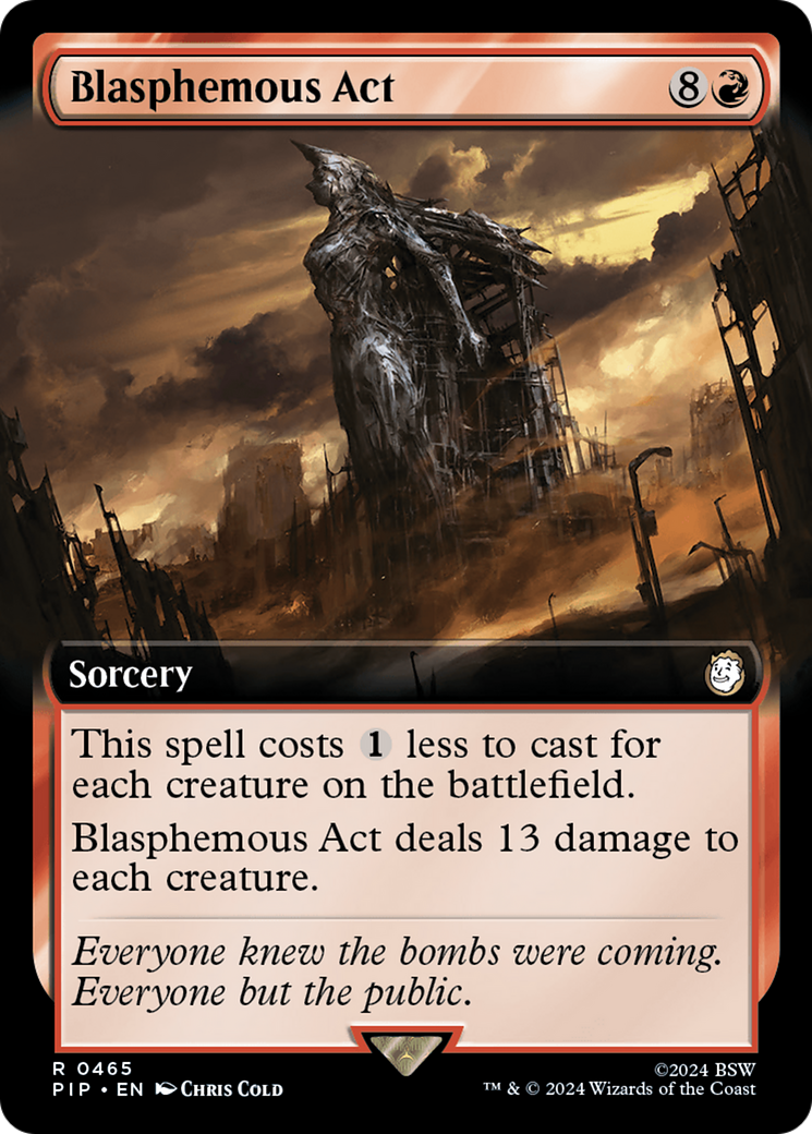 Blasphemous Act (PIP-465) (Extended Art) (Foil)