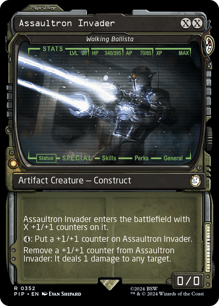 Assaultron Invader / Walking Ballista (PIP-352) (Showcase) (Foil)