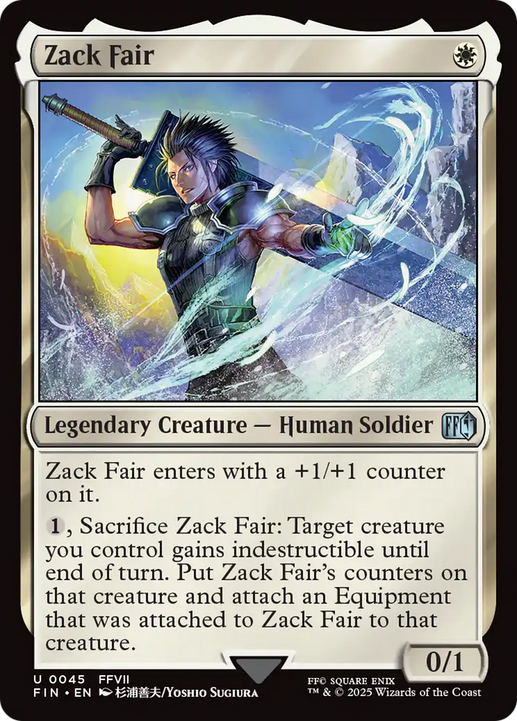 Zack Fair (FIN-045) (Foil)