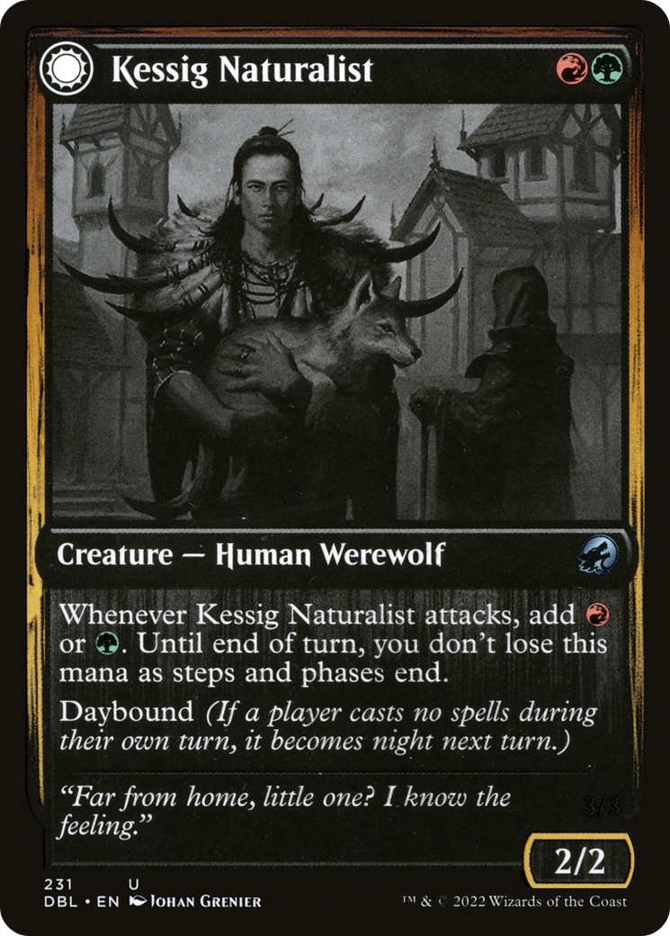 Kessig Naturalist // Lord of the Ulvenwald (DBL-231) (Foil)