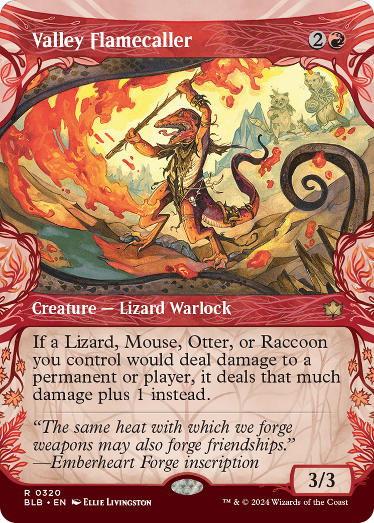 Valley Flamecaller (BLB-320) (Showcase)