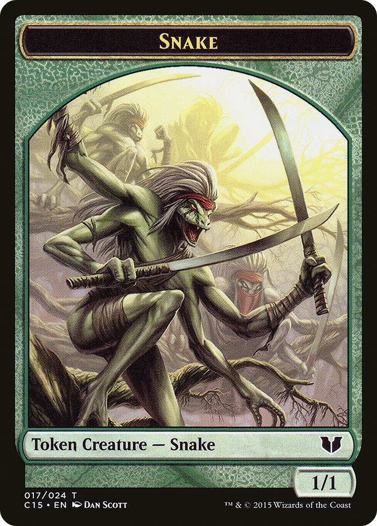Snake Token (C15-17 // 16)