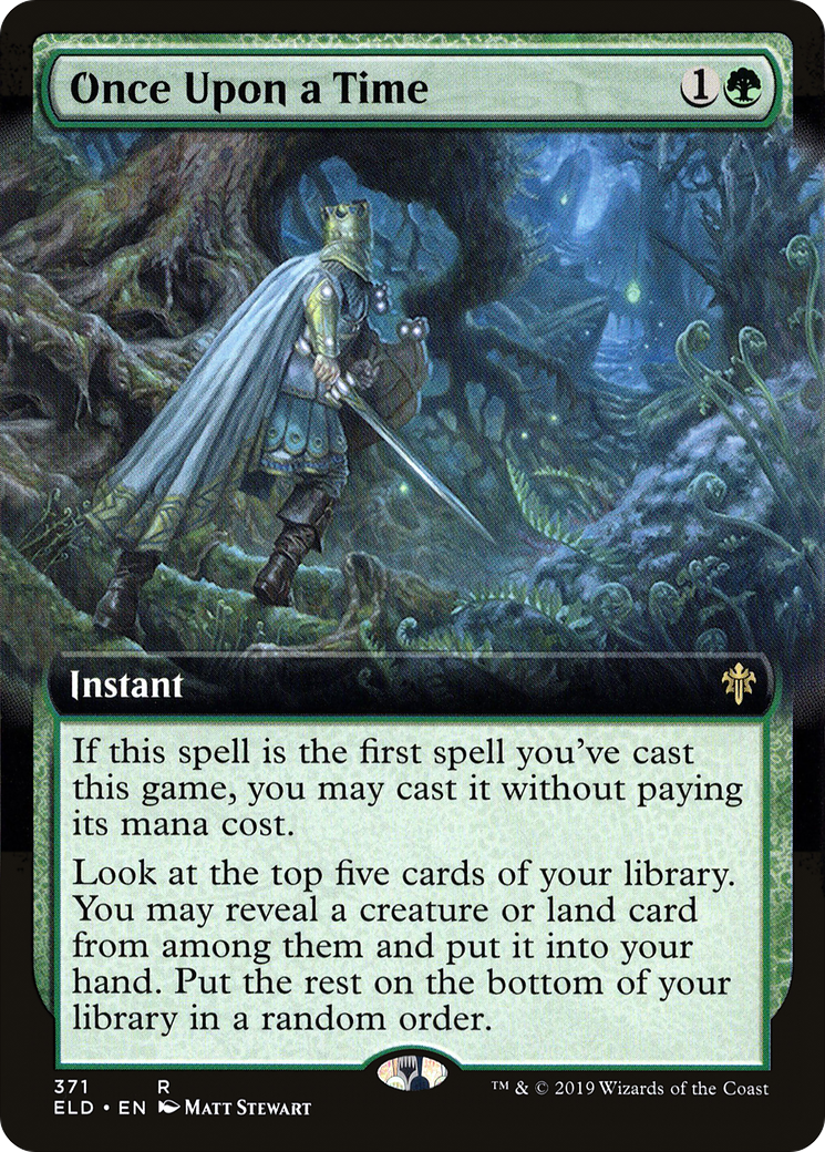 Once Upon a Time (ELD-371) (Extended Art) (Foil)