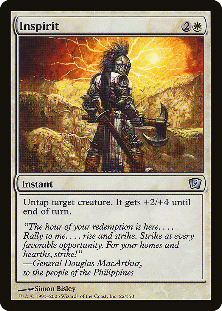 Inspirit (9ED-022★) (Foil)