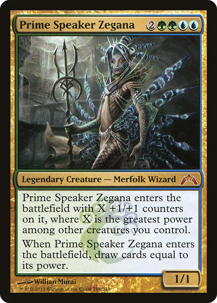 Prime Speaker Zegana (GTC-188) (Foil)
