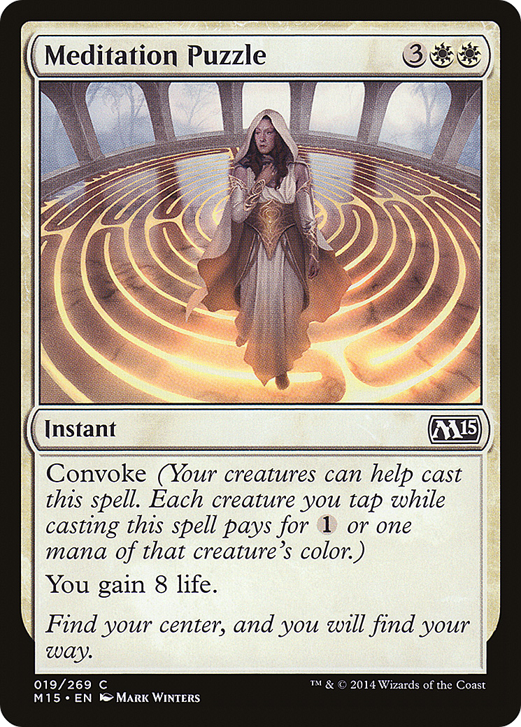 Meditation Puzzle (M15-019) (Foil)