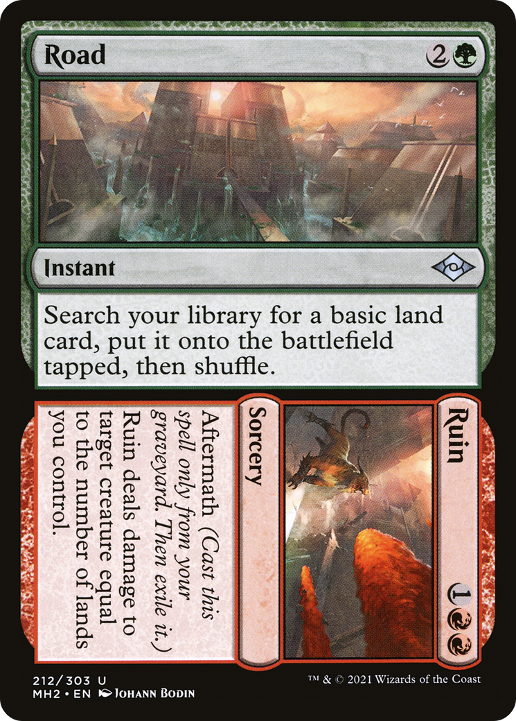 Road // Ruin (MH2-212) (Foil)