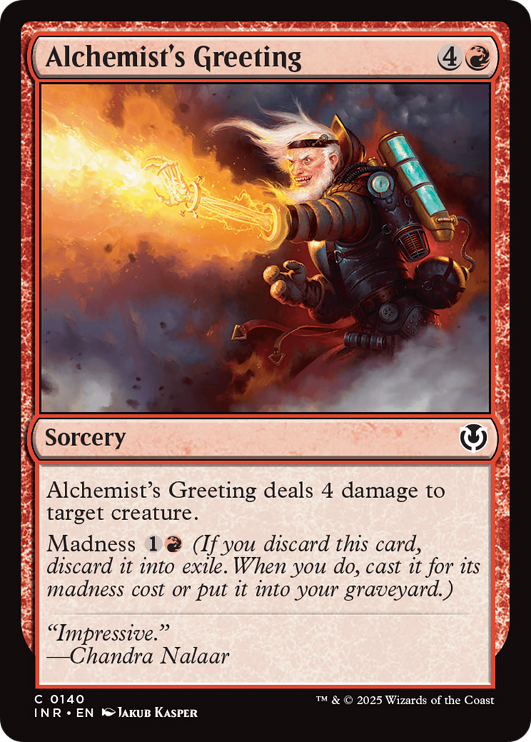 Alchemist's Greeting (INR-140) (Foil)