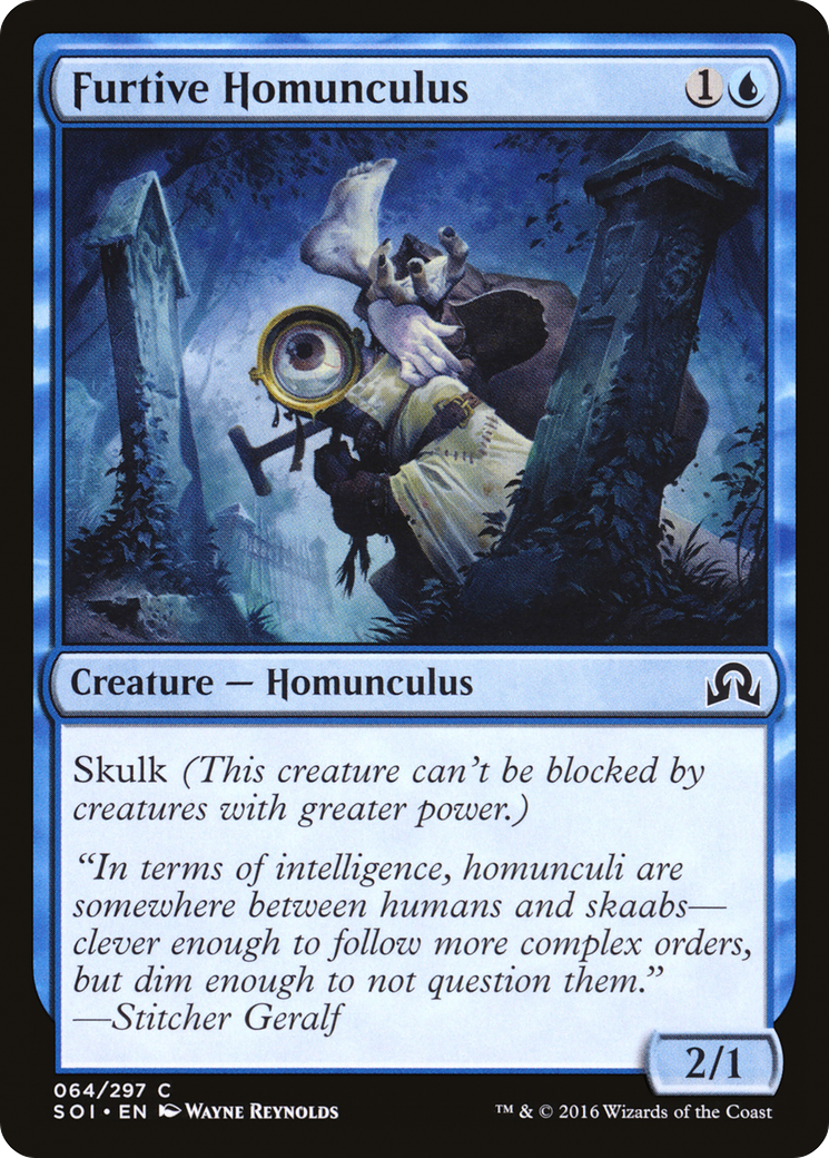 Furtive Homunculus (SOI-064) (Foil)