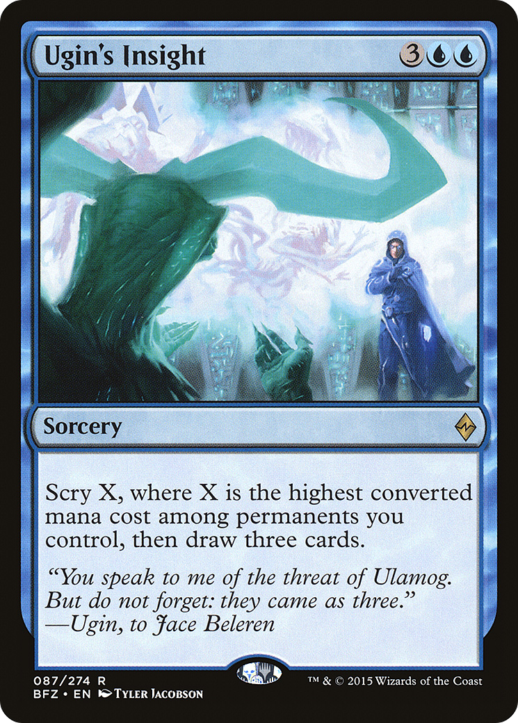 Ugin's Insight (BFZ-087) (Foil)