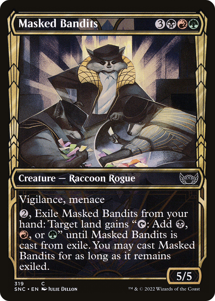 Masked Bandits (SNC-319) (Showcase) (Foil)