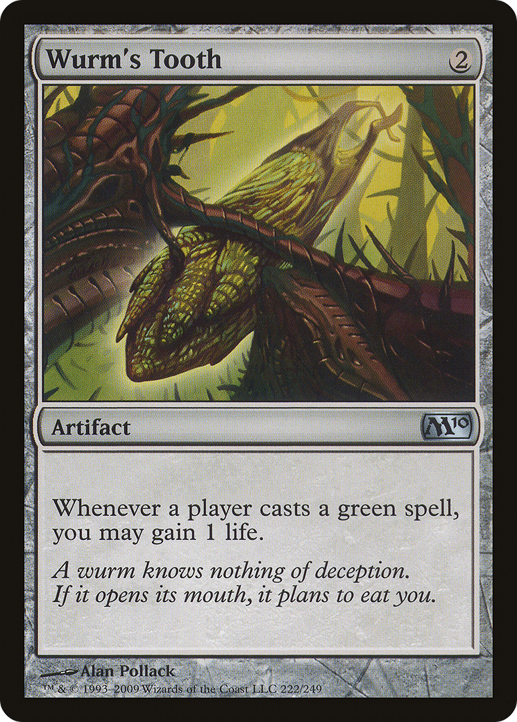 Wurm's Tooth (M10-222) (Foil)