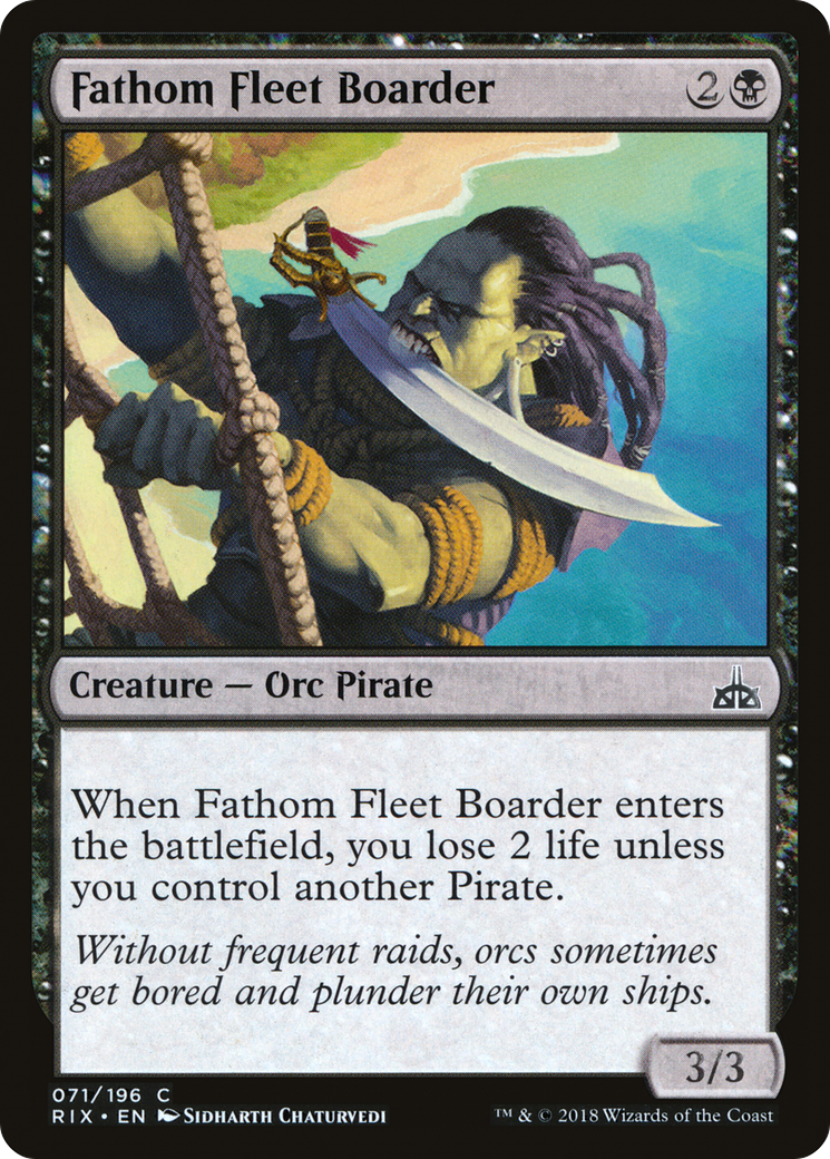 Fathom Fleet Boarder (RIX-071) (Foil)