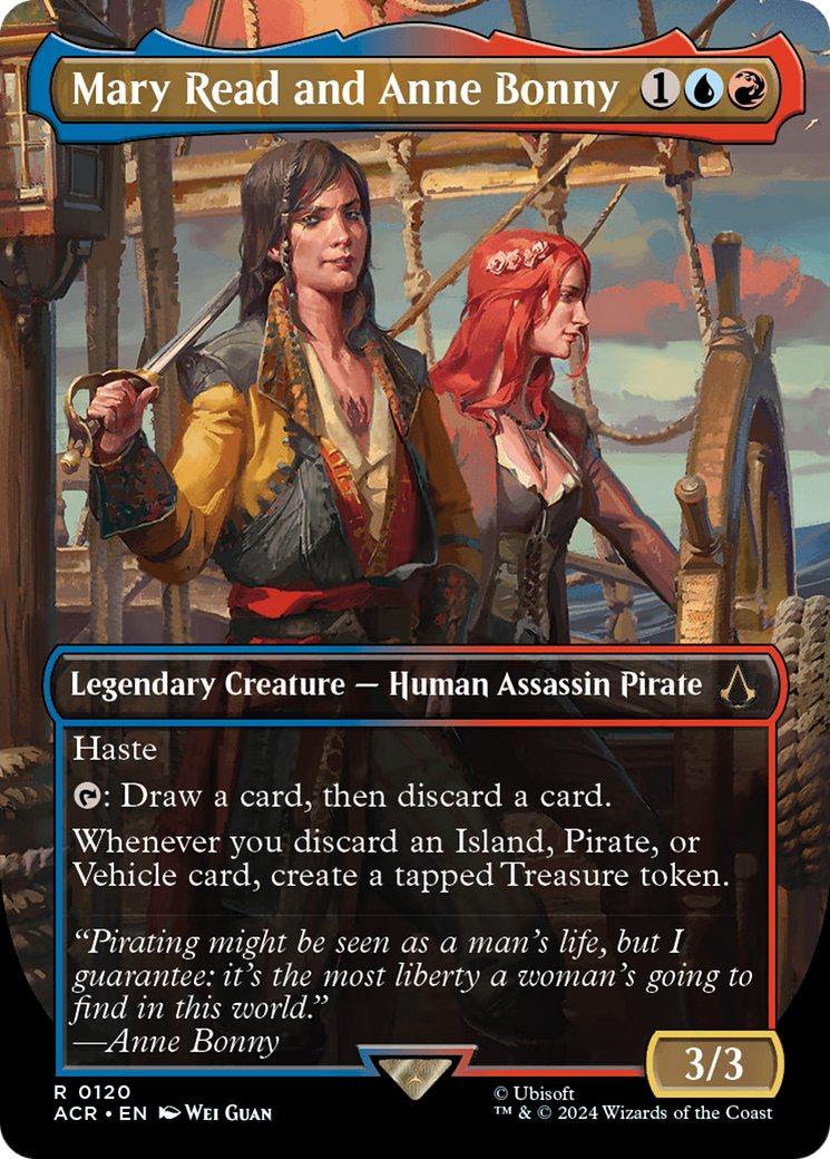 Mary Read and Anne Bonny (ACR-120) (Borderless) (Foil)