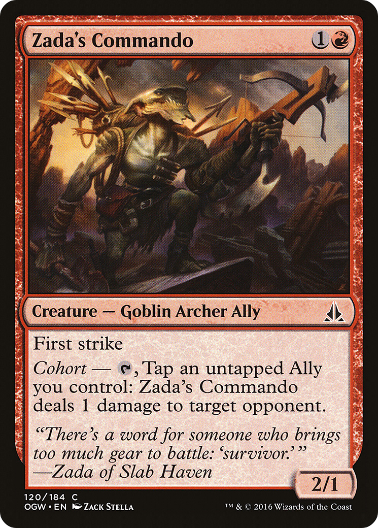 Zada's Commando (OGW-120) (Foil)