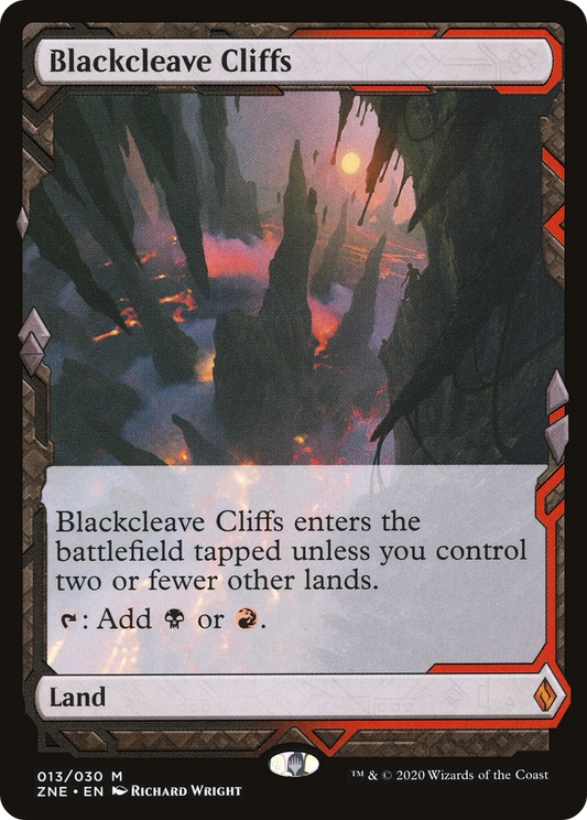 Blackcleave Cliffs (ZNE-013) (Foil)