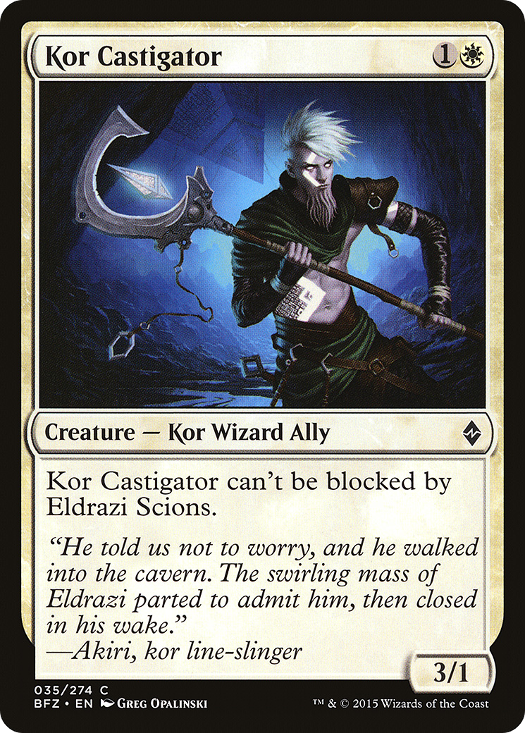 Kor Castigator (BFZ-035) (Foil)