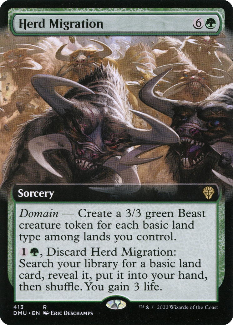 Herd Migration (DMU-413) (Extended Art) (Foil)