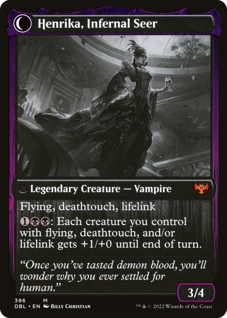 Henrika Domnathi // Henrika, Infernal Seer (DBL-386) (Foil)