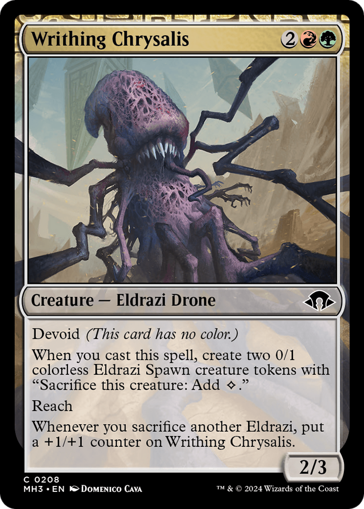 Writhing Chrysalis (MH3-208) (Foil)