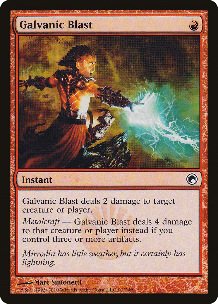 Galvanic Blast (SOM-091) (Foil)