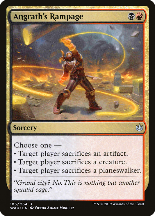 Angrath's Rampage (WAR-185) (Foil)