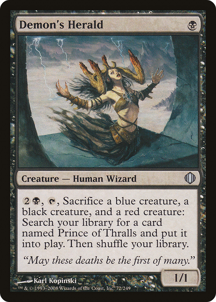 Demon's Herald (ALA-072) (Foil)