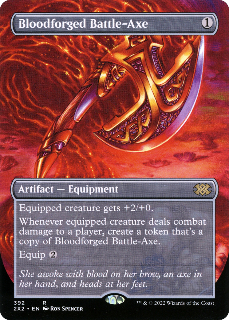 Bloodforged Battle-Axe (2X2-392) (Borderless)
