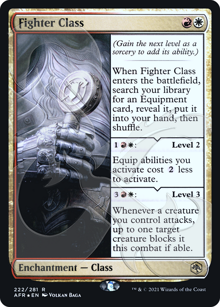 Fighter Class (Ampersand Stamped) (AFR&-222A) (Foil)