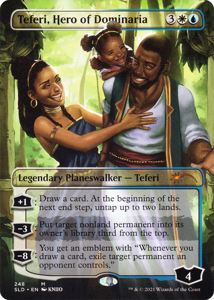 Teferi, Hero of Dominaria (SLD-248) (Borderless) (Foil)