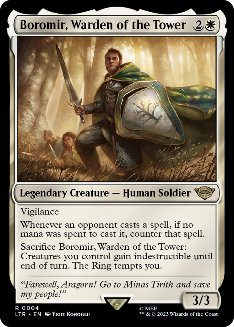 Boromir, Warden of the Tower (LTR-004) (Foil)