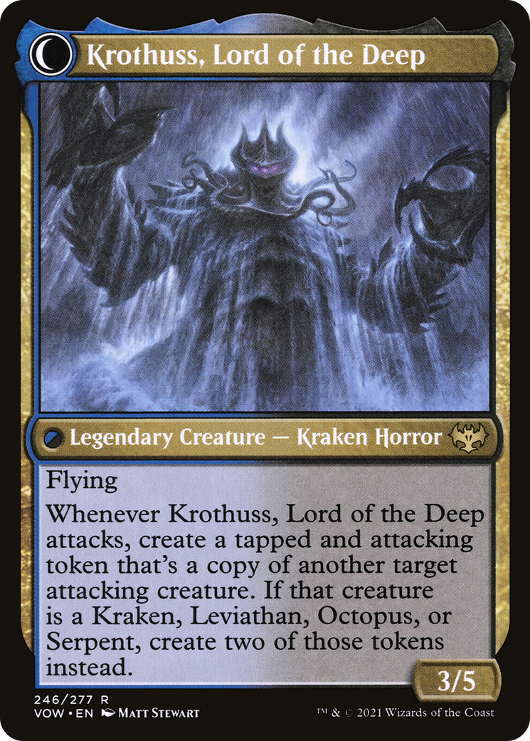 Runo Stromkirk // Krothuss, Lord of the Deep (VOW-246)