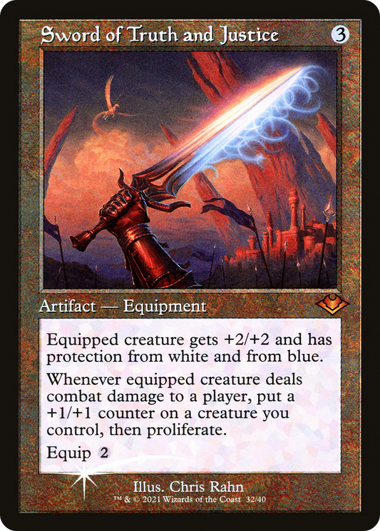Sword of Truth and Justice (H1R-032) (Foil)