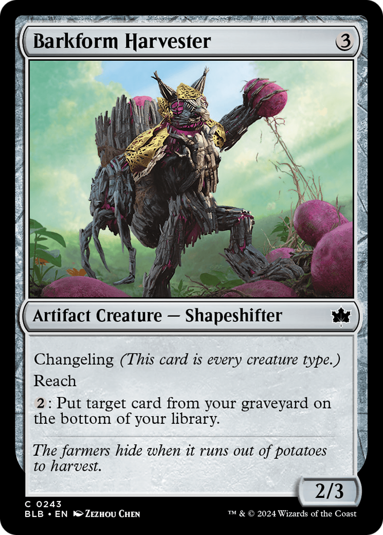 Barkform Harvester (BLB-243)