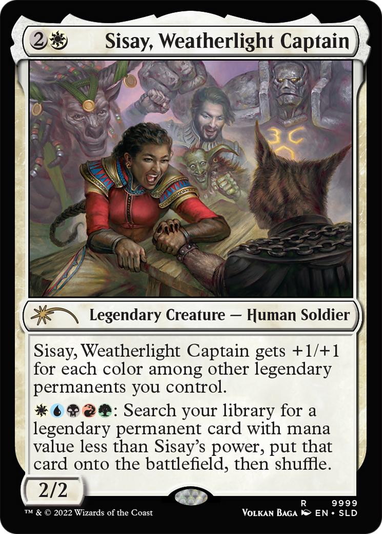 Sisay, Weatherlight Captain (SLD-9999) (Foil)