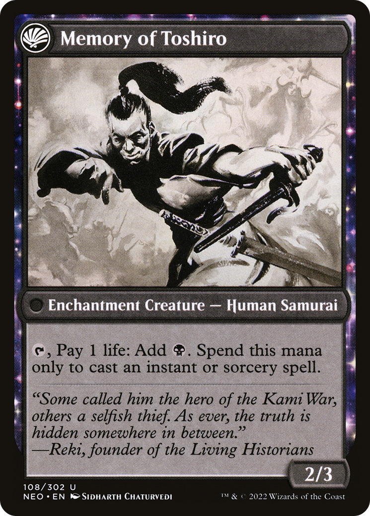 Life of Toshiro Umezawa // Memory of Toshiro (NEO-108) (Foil)