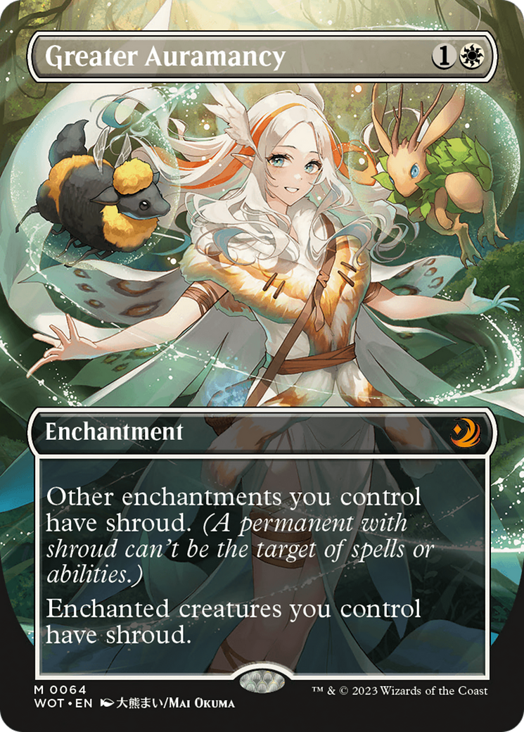 Greater Auramancy (WOT-064) (Borderless) (Foil)