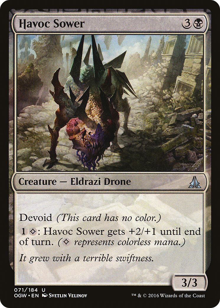 Havoc Sower (OGW-071) (Foil)