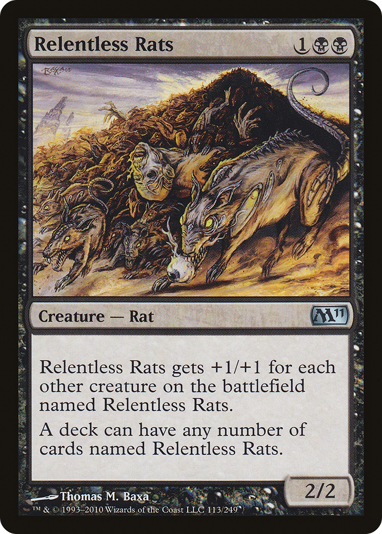 Relentless Rats (M11-113) (Foil)