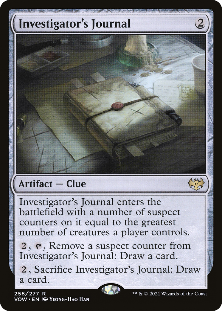 Investigator's Journal (VOW-258)