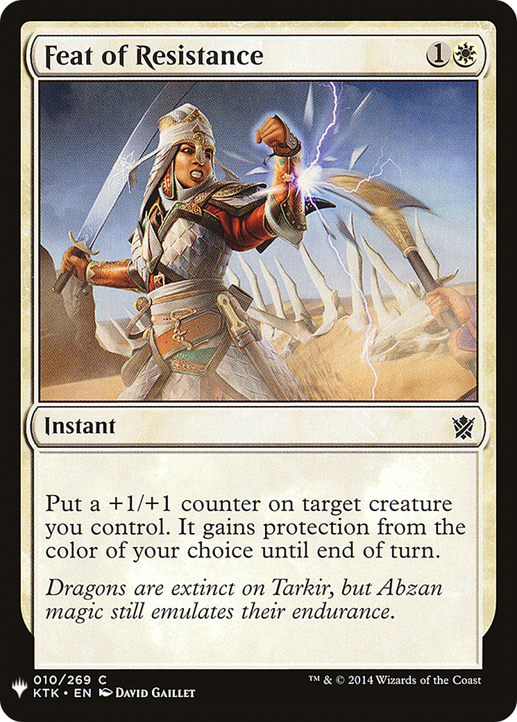Feat of Resistance (LIST-KTK-10)
