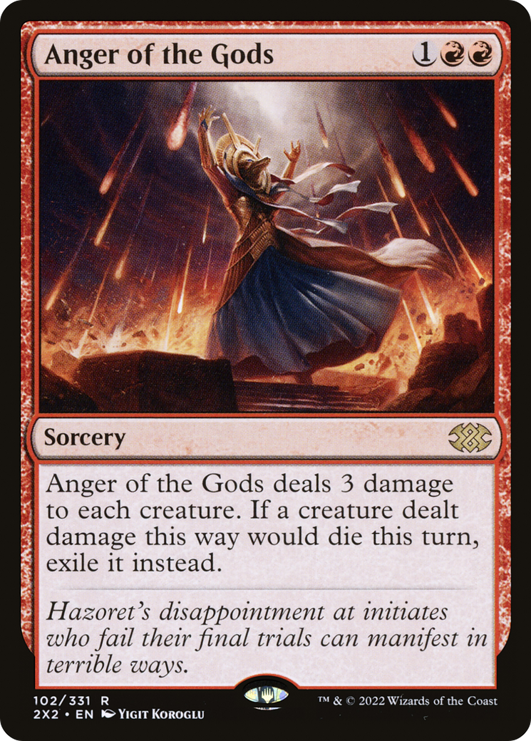 Anger of the Gods (2X2-102) (Foil)